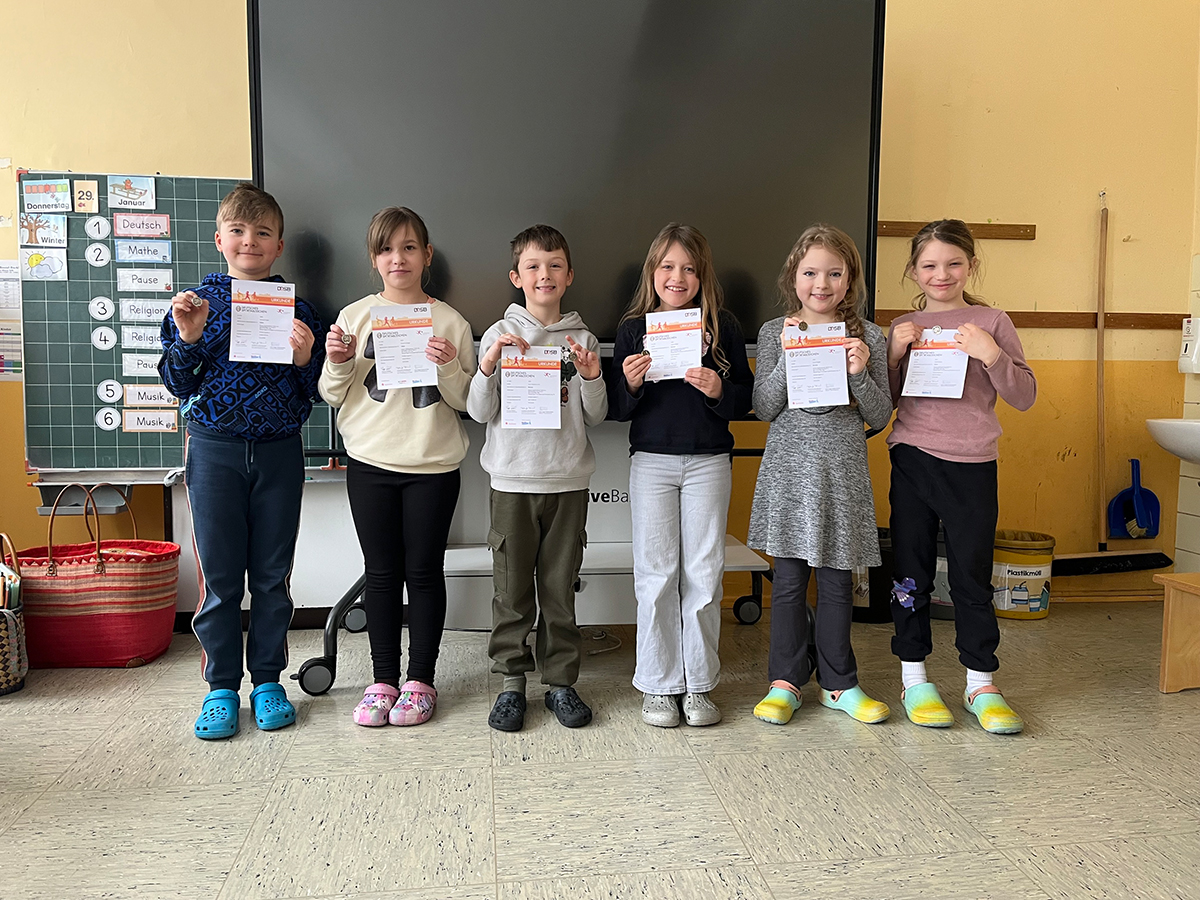 76 Schülerinnen und Schüler erhielten das Sportabzeichen