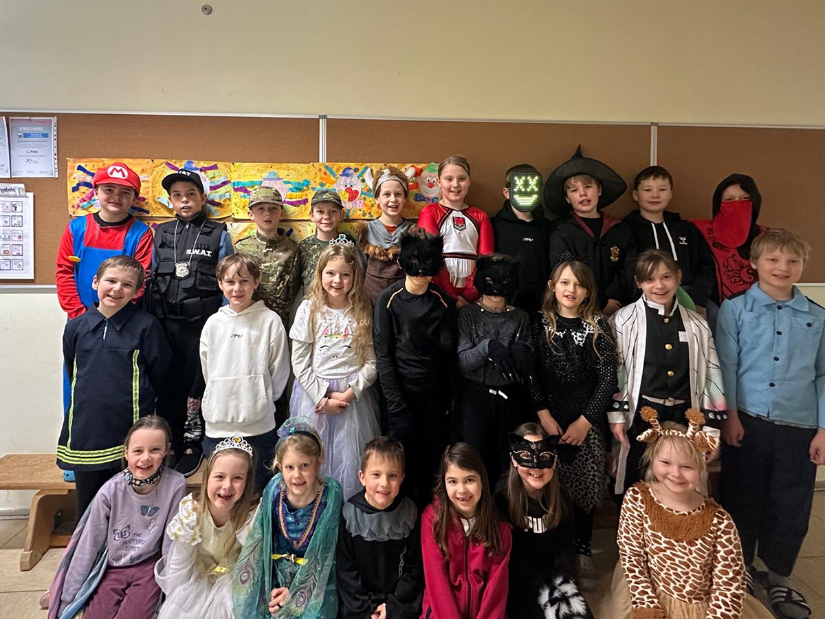 Fasching an der Verbundschule in Sinntal