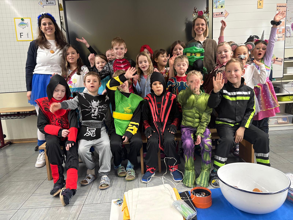 Fasching an der Verbundschule in Sinntal