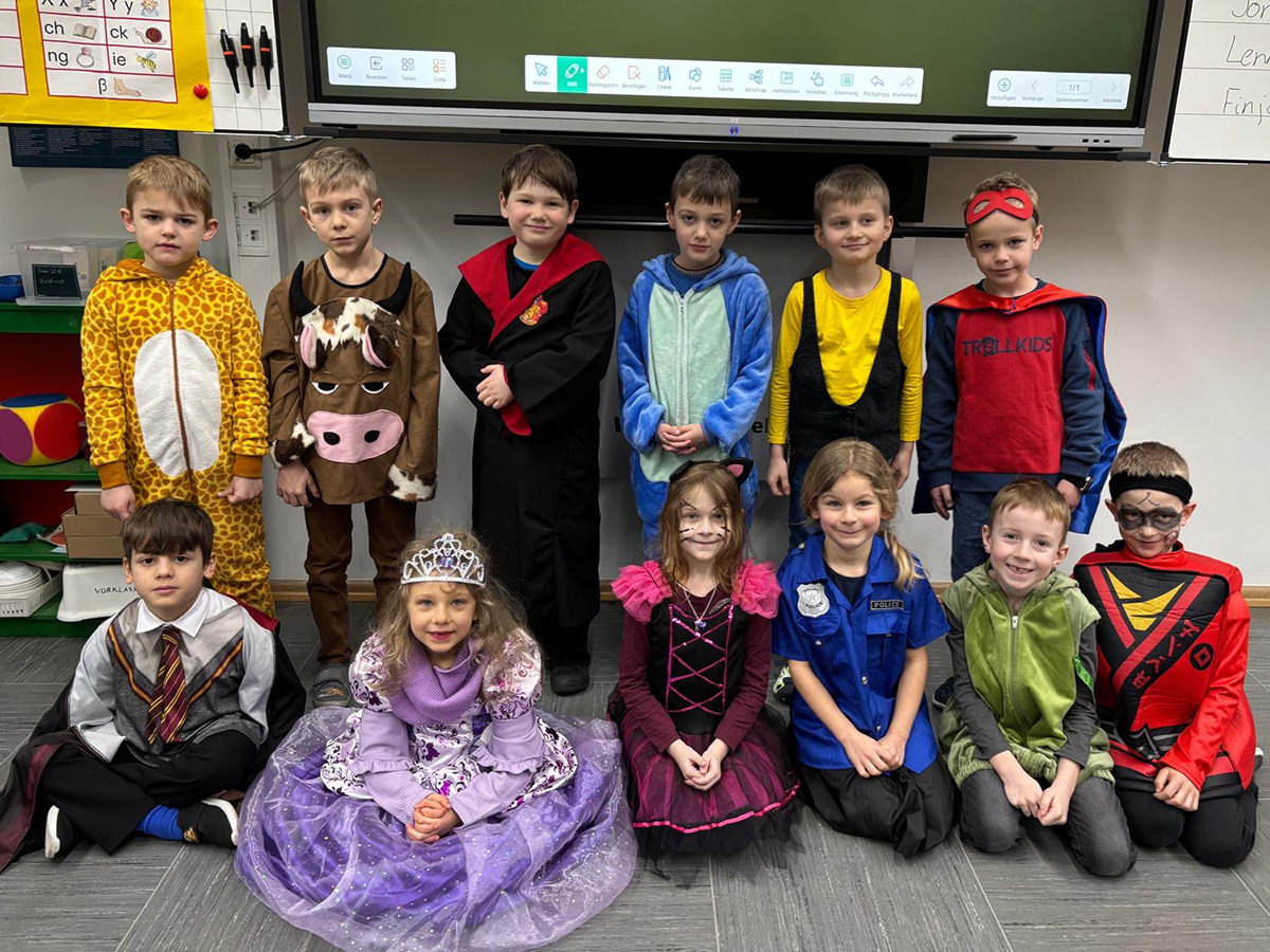 Fasching an der Verbundschule in Sinntal