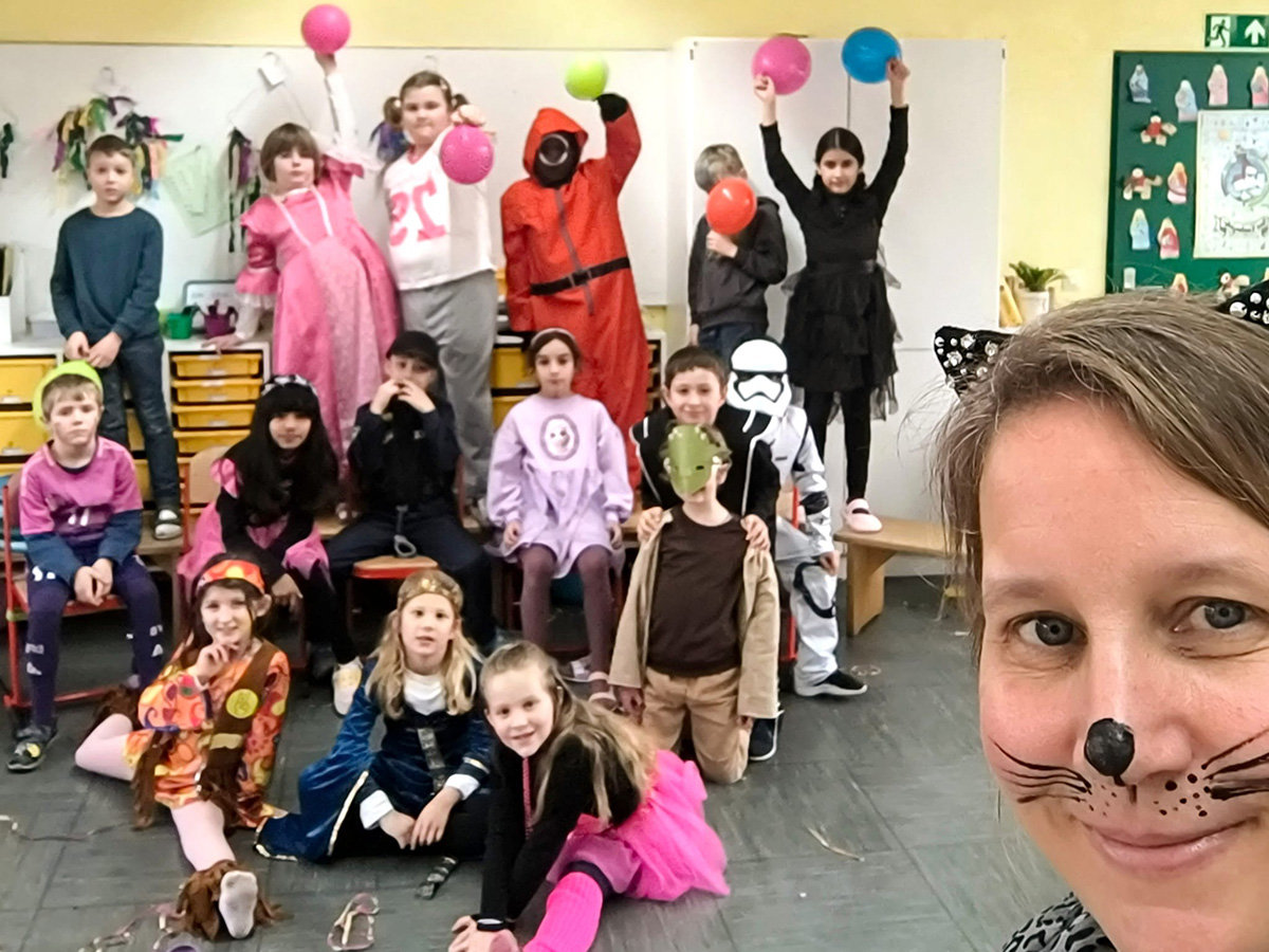 Fasching an der Verbundschule in Sinntal