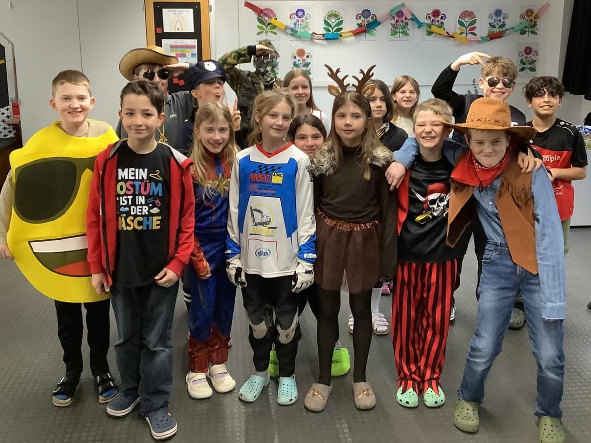 Fasching an der Verbundschule in Sinntal