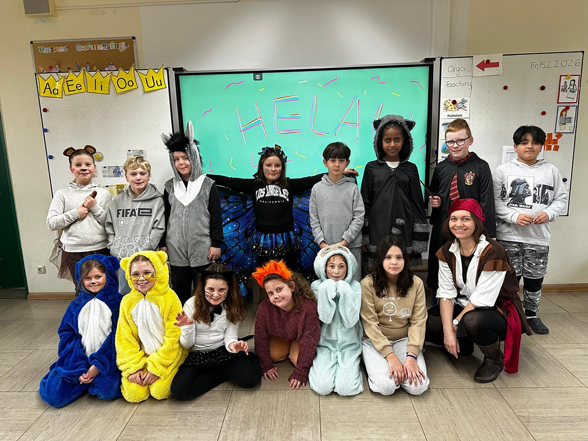 Fasching an der Verbundschule in Sinntal