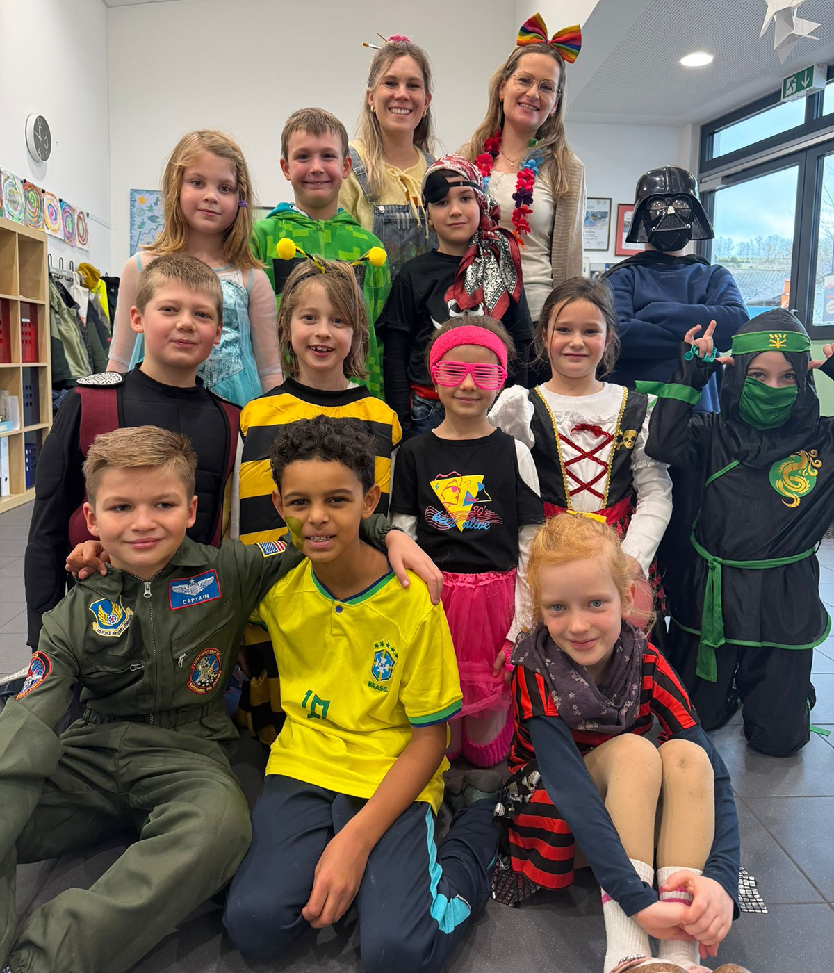 Fasching an der Verbundschule in Sinntal